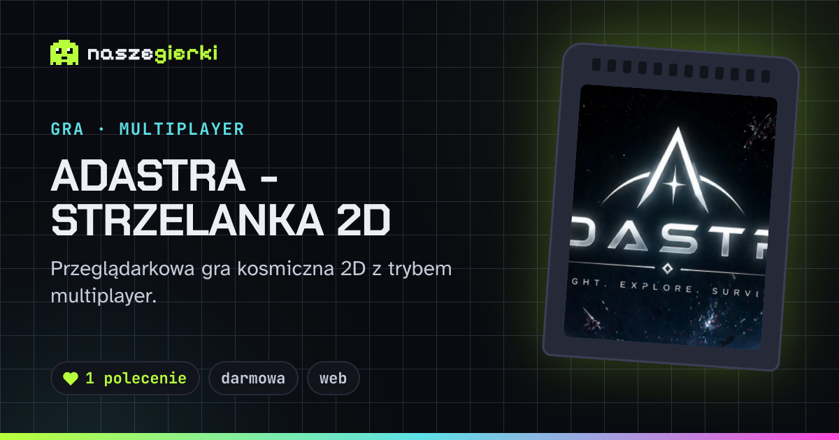Podgląd linku do gry AdAstra - strzelanka 2D