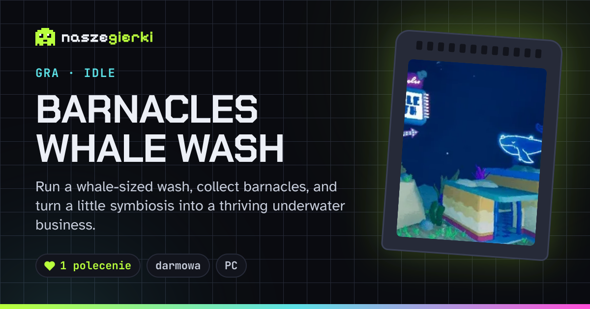 Podgląd linku do gry Barnacles Whale Wash
