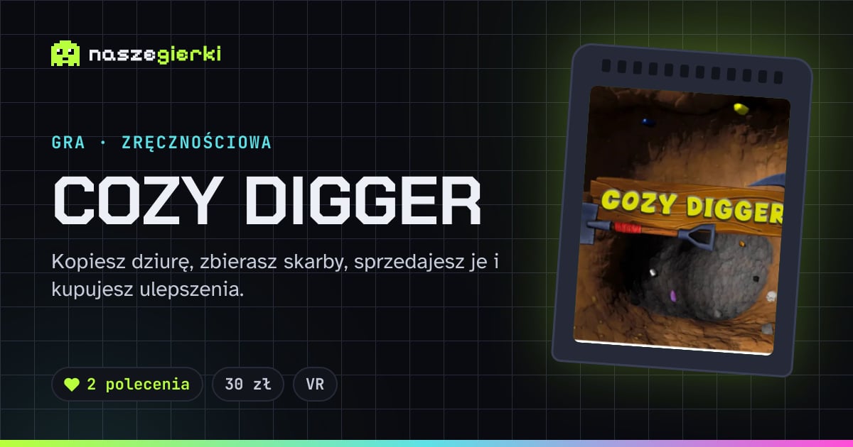 Podgląd linku do gry Cozy Digger