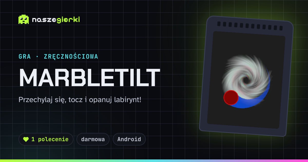 Podgląd linku do gry MarbleTilt