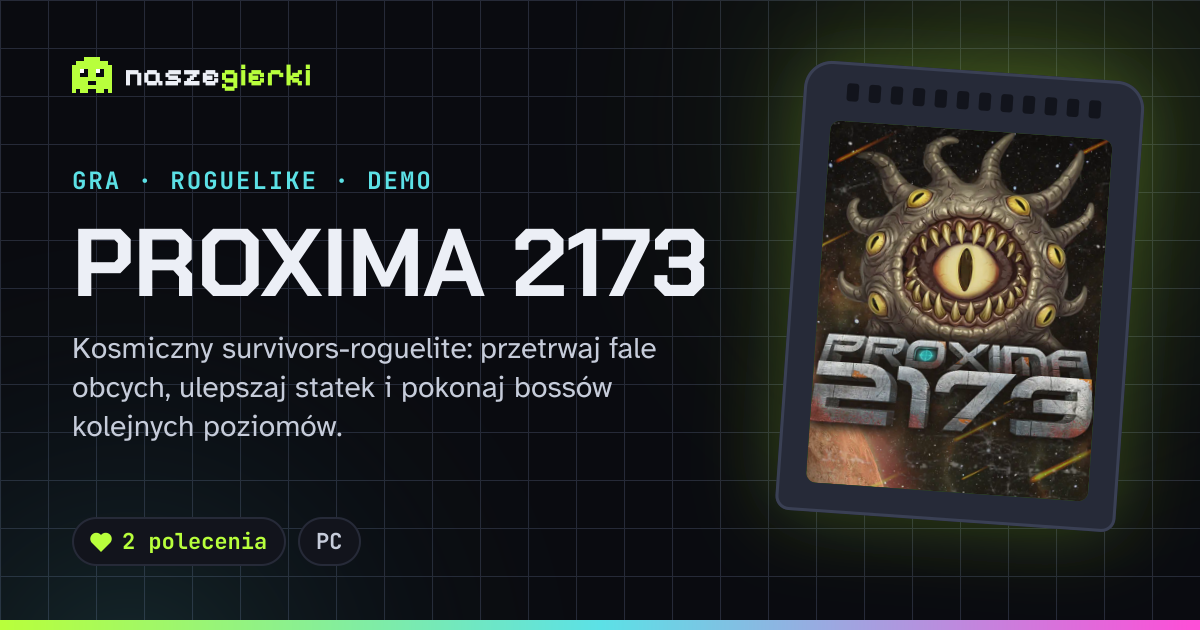 Podgląd linku do gry Proxima 2173