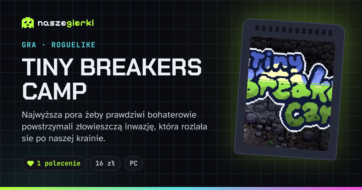 Podgląd linku do gry Tiny Breakers Camp